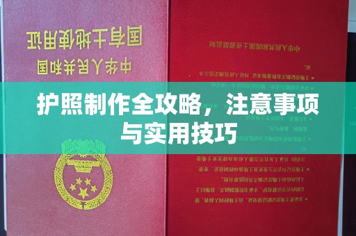 牡丹护照制作全攻略，注意事项与实用技巧