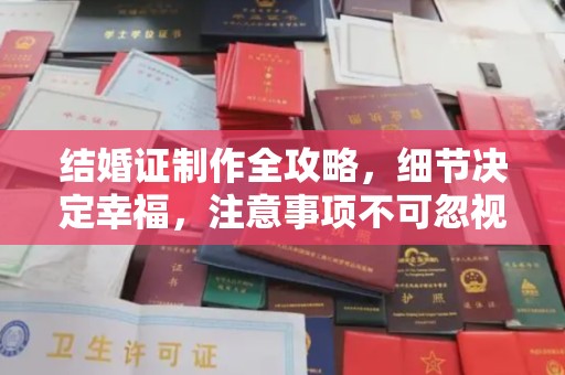 牡丹结婚证制作全攻略，细节决定幸福，注意事项不可忽视