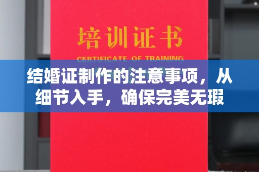 牡丹结婚证制作的注意事项，从细节入手，确保完美无瑕
