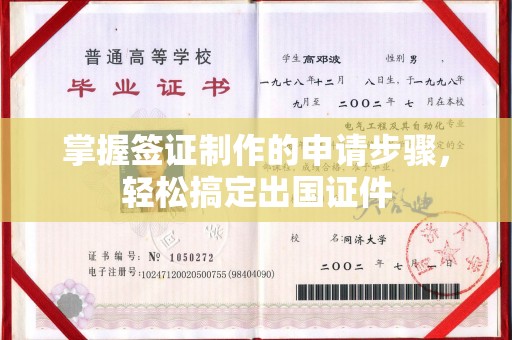 牡丹掌握签证制作的申请步骤，轻松搞定出国证件