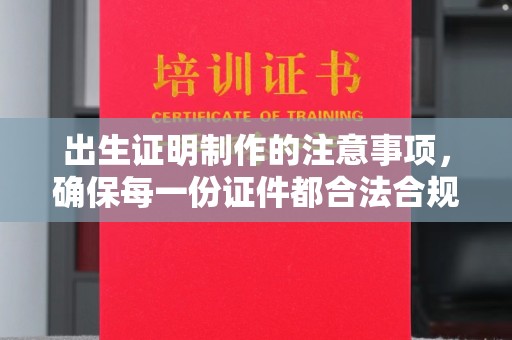 牡丹出生证明制作的注意事项，确保每一份证件都合法合规