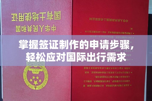 牡丹掌握签证制作的申请步骤，轻松应对国际出行需求
