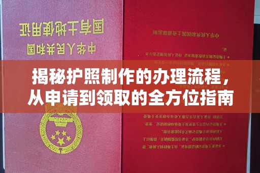 牡丹揭秘护照制作的办理流程，从申请到领取的全方位指南