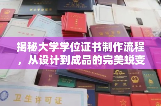牡丹揭秘大学学位证书制作流程，从设计到成品的完美蜕变