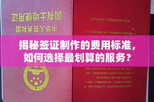 牡丹揭秘签证制作的费用标准，如何选择最划算的服务？