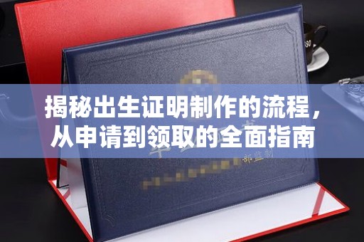 牡丹揭秘出生证明制作的流程，从申请到领取的全面指南
